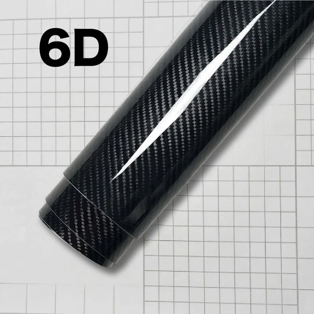 Carbon Fiber Car Body Vinyl Wrap Matte Accessories Glossy Black Sticker 3D 4D 5D 6D Auto Foil Cover Motorcycle Decoration Film 1