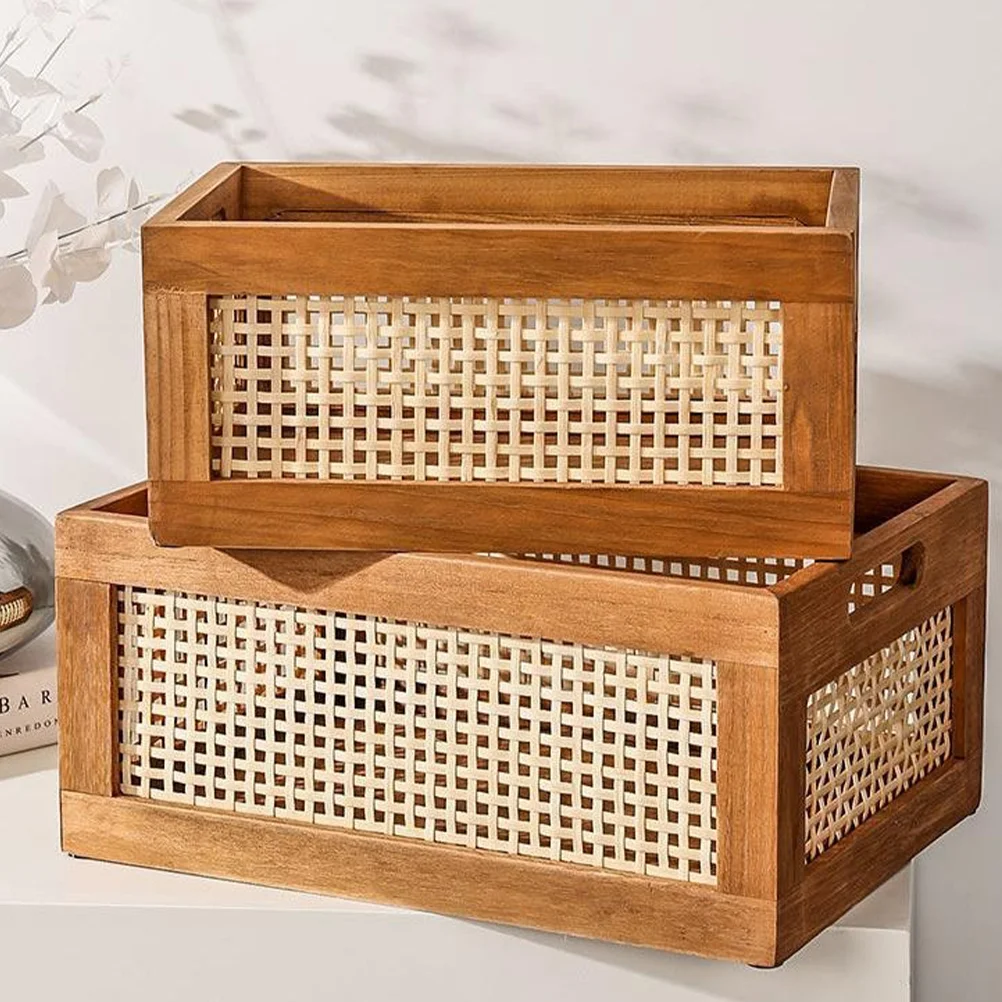 

Basket Storage Storage Organizer Woven Basket Basket Living Room Storage Baskets Shelves Small Basket Wooden Basket Wood Basket
