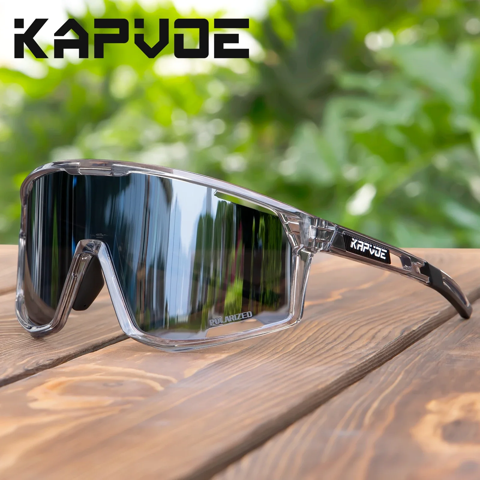 

Солнцезащитные очки KAPVOE UV400 для спорта на открытом воздухе, поляризационные, для мужчин и женщин, для горных велосипедов