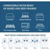 Twin size,Charcoal Gel Cooling Memory Foam Mattress in a Box,Medium Fiberglass Free Mattress Made in USA,CertiPUR-US Certified 6