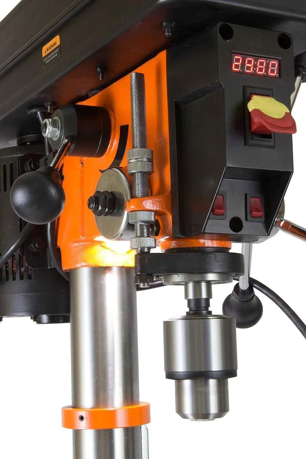 12-Inch Benchtop Drill Press, 6.2-Amp Variable Speed Motor, Laser & LED Light, Cast Iron Construction