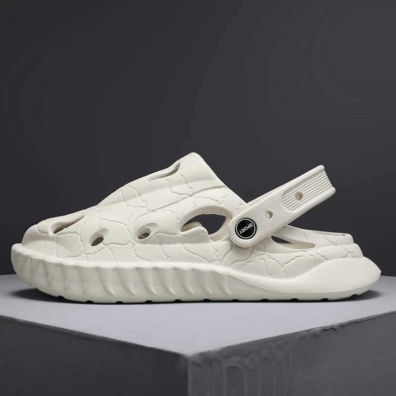 Fabbrica All'Ingrosso Mens Custom Foam Runner Logo Zoccoli Da Spiaggia Sandali Piatti Sneakers Basse Scarpe Casual Con Punta Tonda Completa Per Le Don