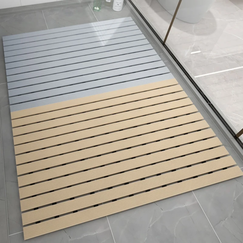 Bathroom Can Be Spliced With Anti-Skid Pads Bathroom Is Waterproof  Household Shower Rooms Floor Mats Toilet Hollowed Out Mats - AliExpress