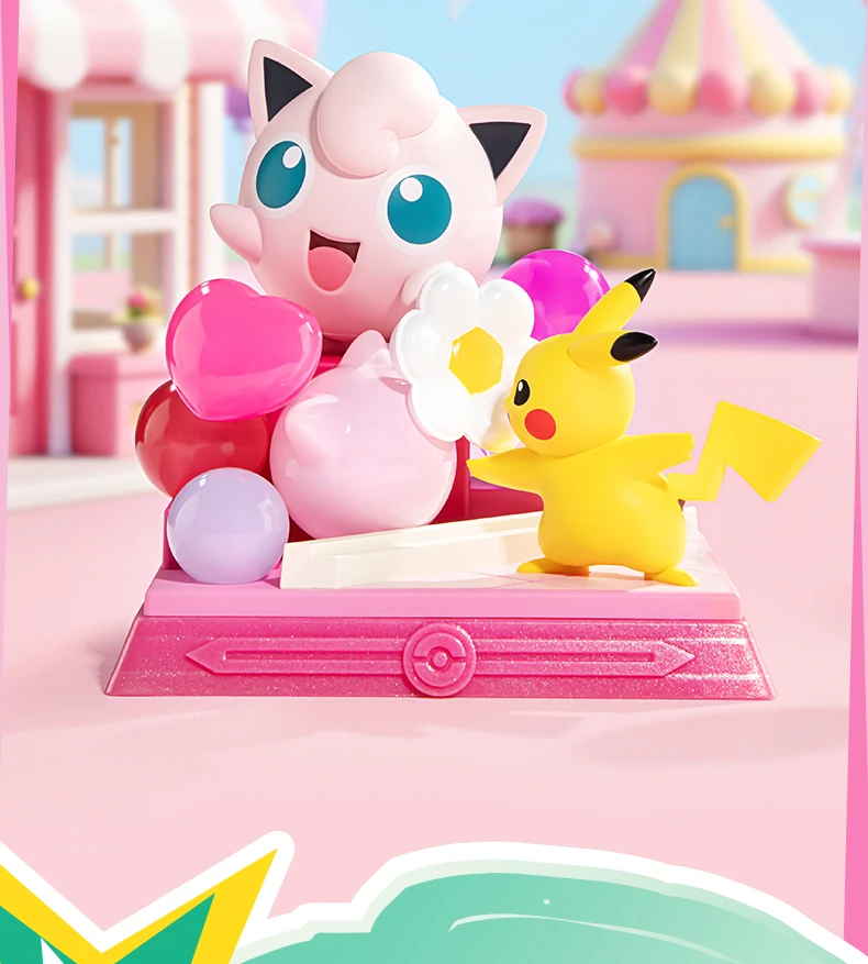 Pokemon Anime Action Figure Pikachu And Its Friends Series Blind Boxes Funism Original Collection Model Ornament Toys Gift