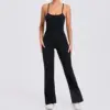 Yoga Set Backless Sleeveless One-piece Suit Female Rompers Quick Dry Sexy Yoga Clothes Workout Bodysuits Sports Jumpsuit Women 3