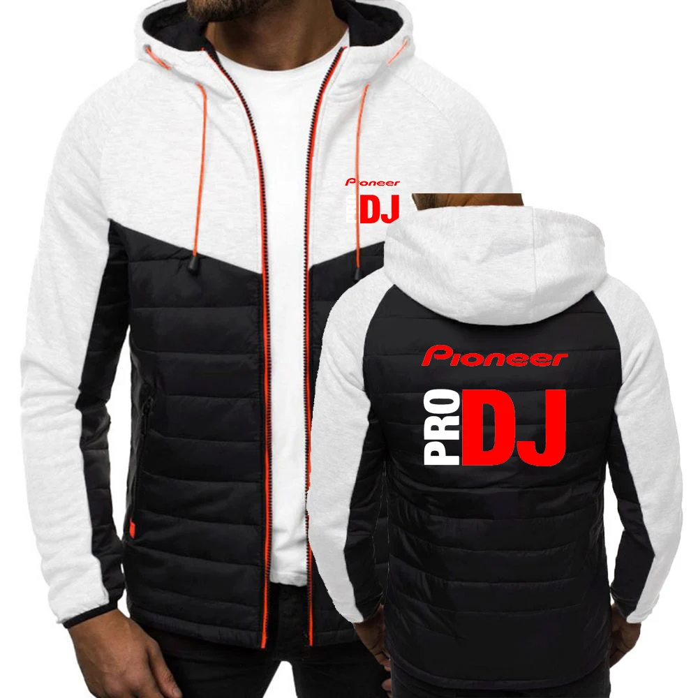 DJ Pioneer PRO 2022 남성용 뉴 코튼 자켓 프린트 스포츠 지퍼 편안한 후드 겉옷, 패션 하라주쿠 레저 코트 탑스
