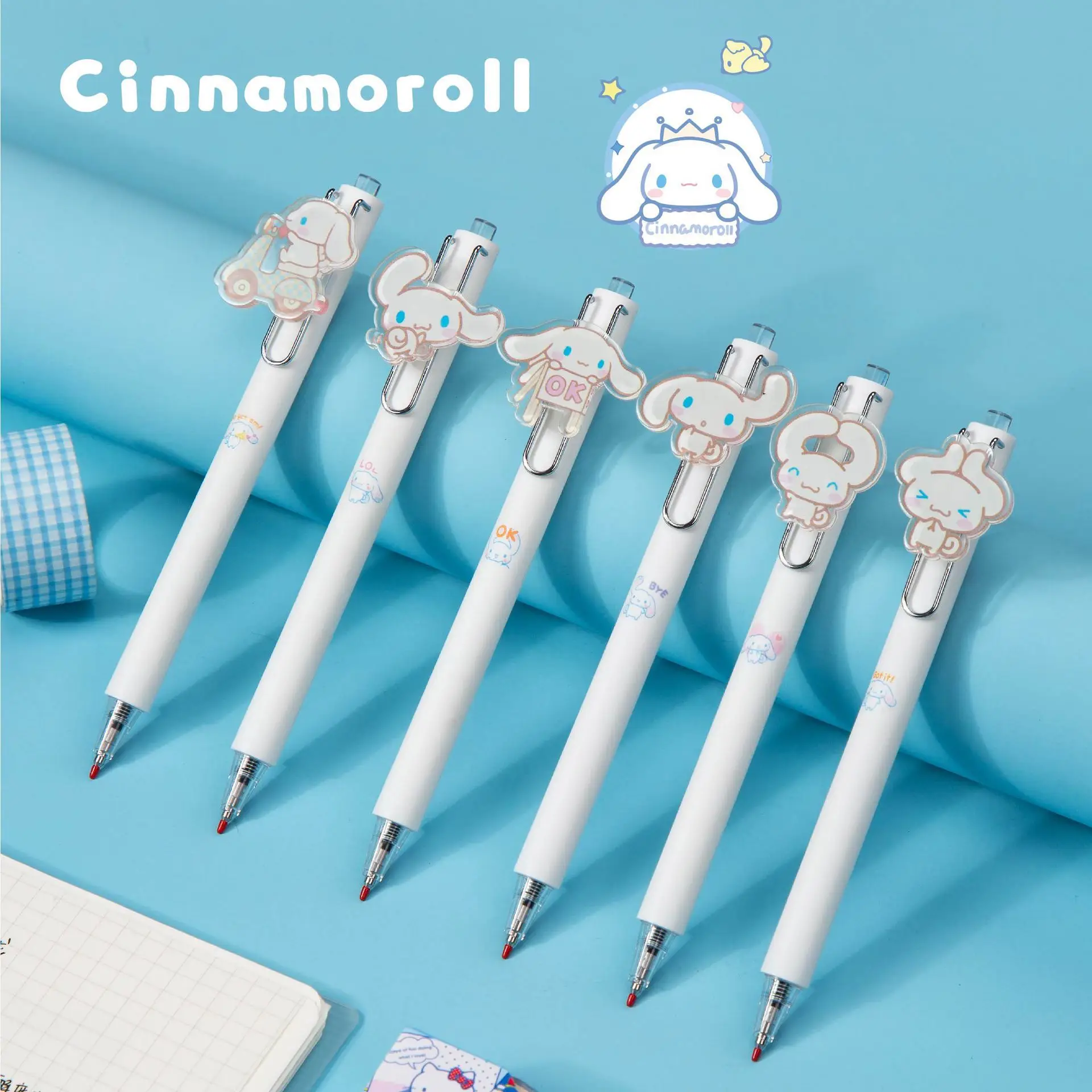 Gel Pens Cinnamoroll Signing Pen Black Kawaii Writing Supplies