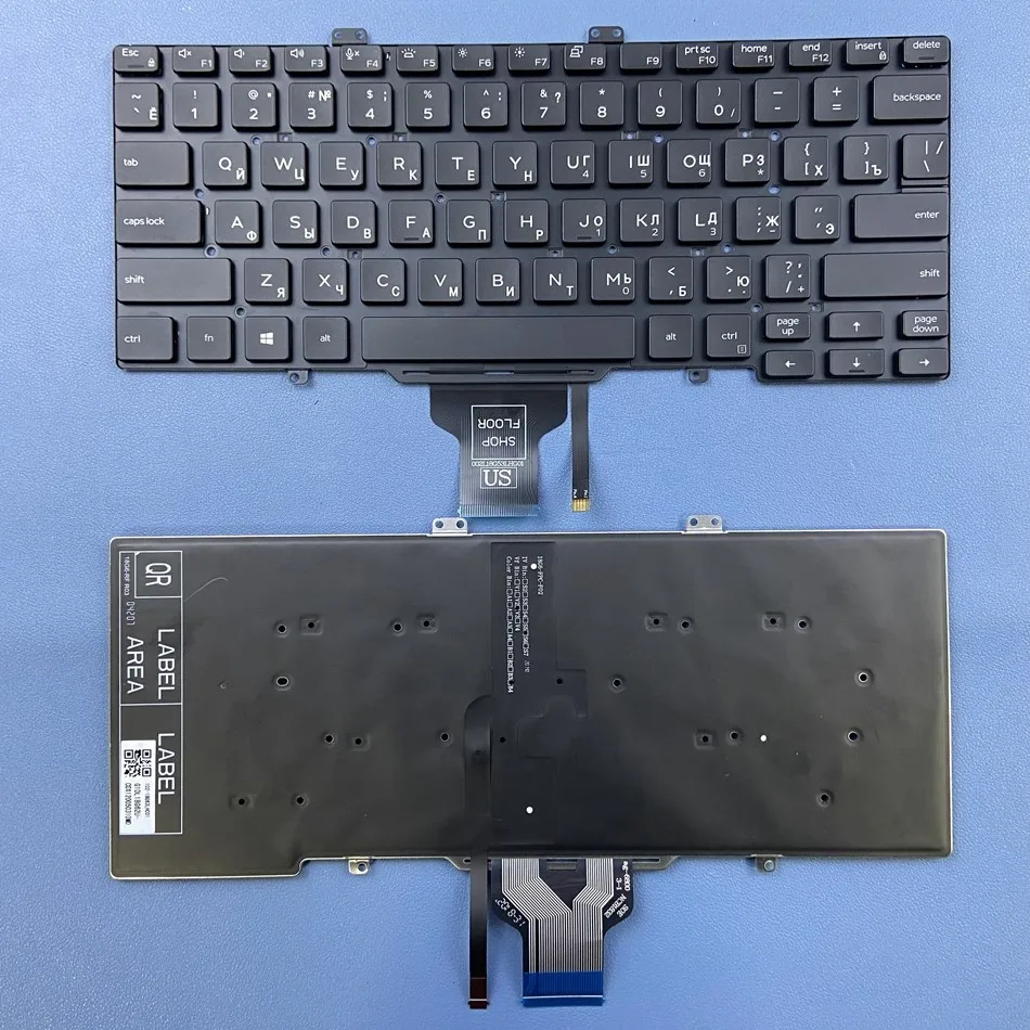Tastiera Retroilluminata Per Dell Latitude 7400, 3400, 5400 - Layout Tedesco (GR)