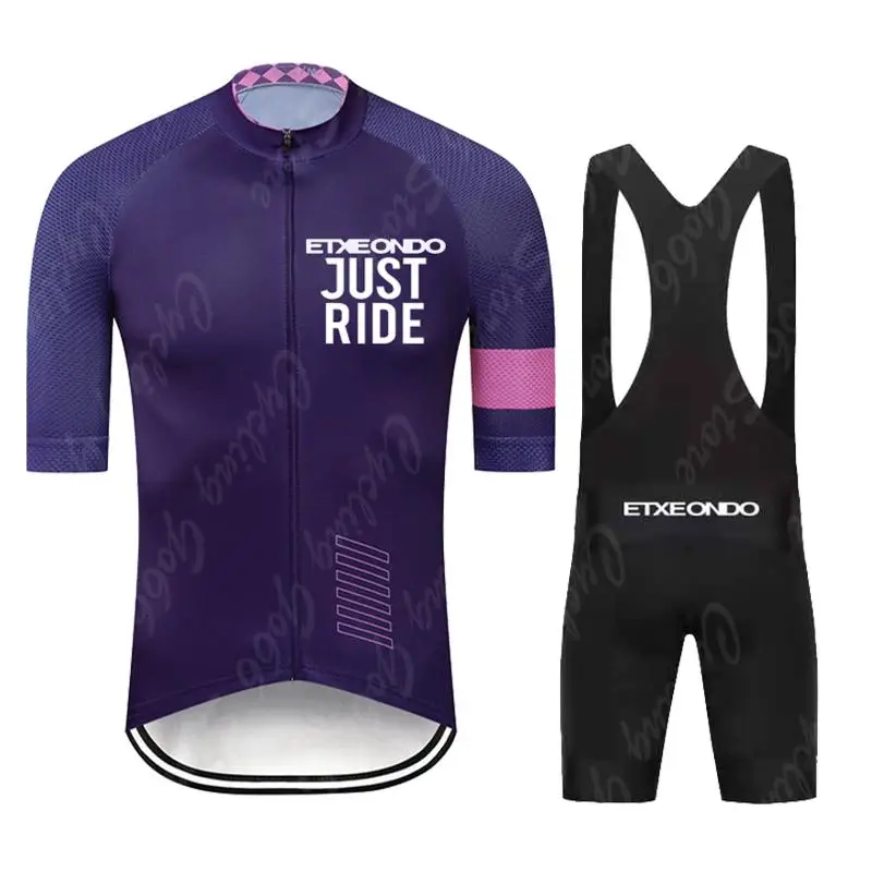 

Etxeondo-Summer Cycling Jersey for Men, MTB Downhill Maillot, Stripe Bike Short Sleeve, Breathable Cycling Clothing