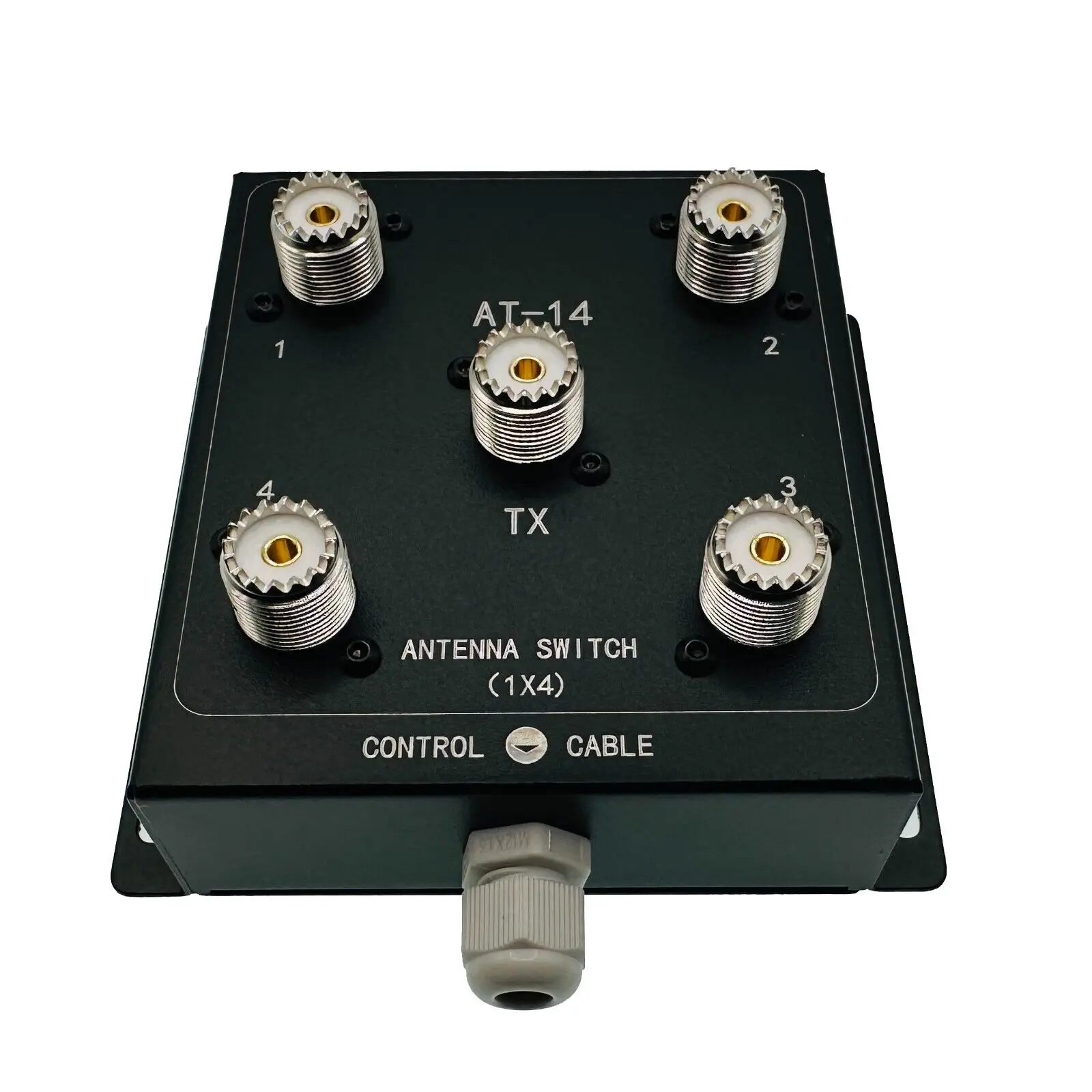 4-Way Coax Remote Antenna Switch AT-14 1.8MHz-60MHz 500W PEP