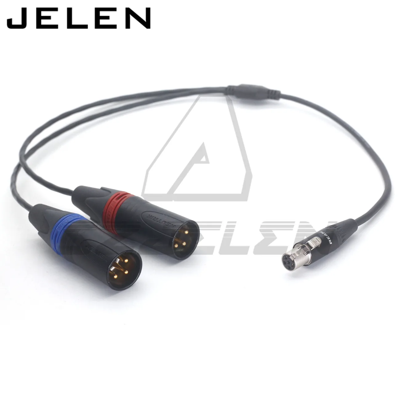ta5f ao macho dobro xlr 3pin para cabo audio zaxcom qrx200 05
