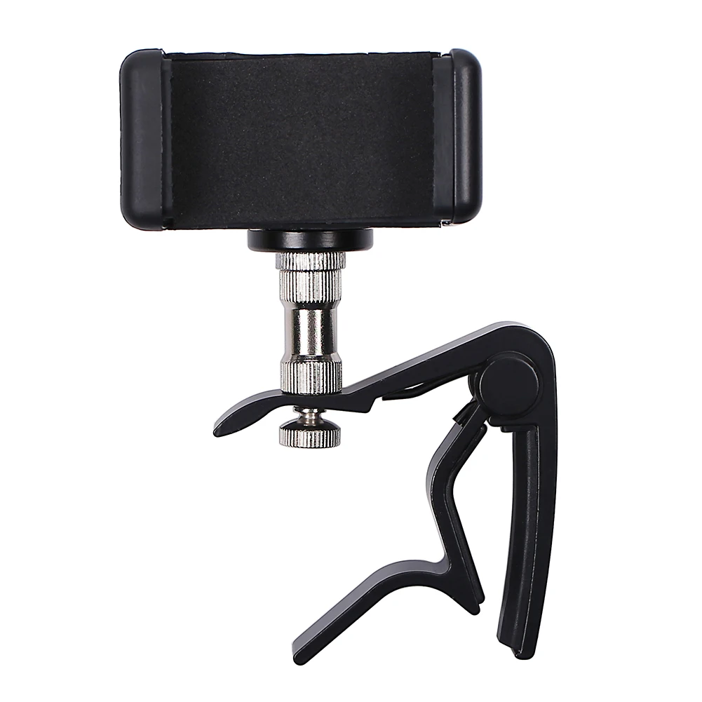 

High Quality Guitar Clip Head Clip Adjustable Folk Classical Guitar GS0213 Capo Guitar Head Clip Guitar Phone Holder