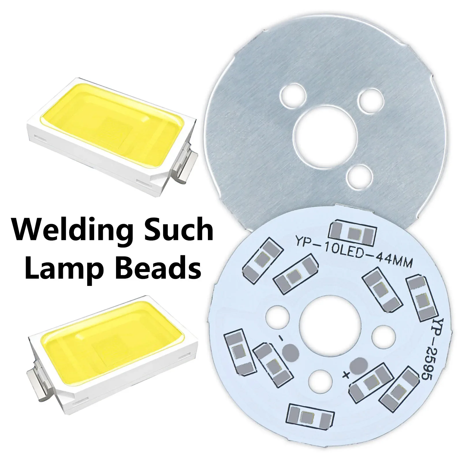 10pcs 5W LED PCB Lamp Aluminum Base Plate PCB Board Substrate High Brightness Light Board Round Aluminum Substrate For Lamp Bead