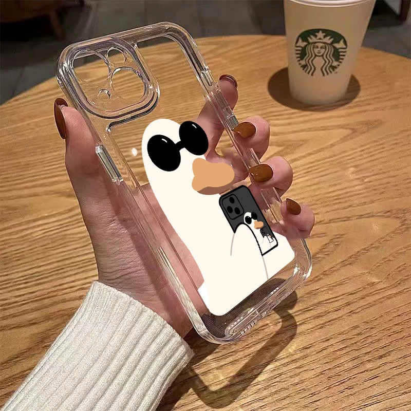 Adorable Duck-Themed Phone Case – Charming Design with Enhanced Protection