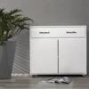 Two door Side Table-White 2