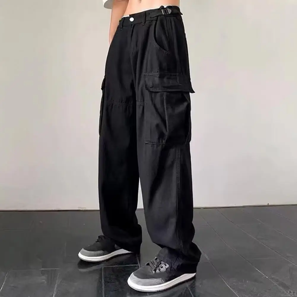 

Casual Baggy Wide Leg Sweatpants Men Loose High Waist Streetwear Cargo Pants Womens Joggers Trousers Clothes