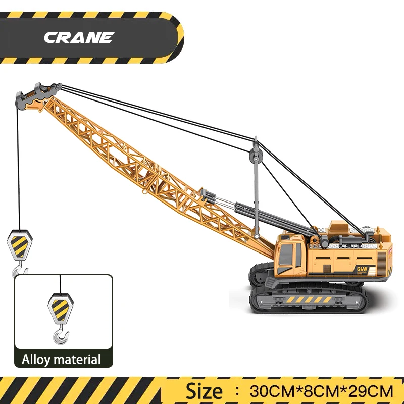 Diecast Alloy Construction Vehicle Toy Set