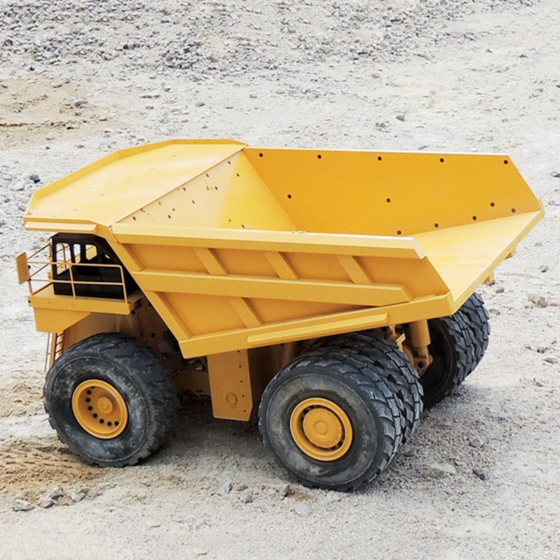 In Stock RC Cars 1/12 Hydraulic RC Truck Mining Dump Truck Metal Heavy Machinery Model JDM 118F 797F Adult RC Car Model Toy 5