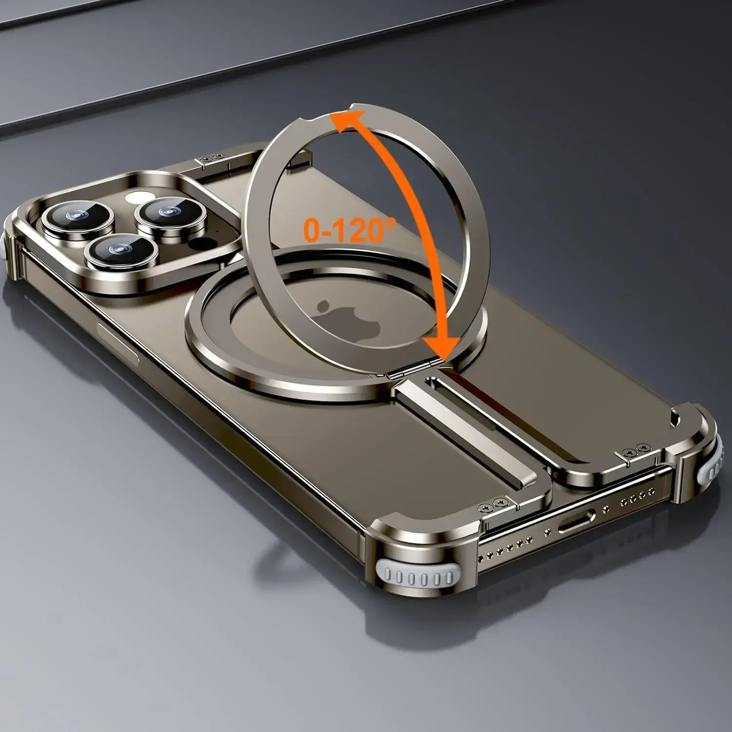 

Магнитный держатель из алюминиевого сплава для iPhone 12 13 14 15 Pro Max 15Plus