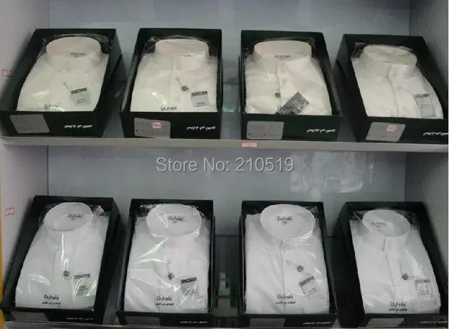 Top Grade Imported South Korean Material  Islamic Men Clothing Jibbah Muslim Kaftan Robe Arab White Thobe - Image 2