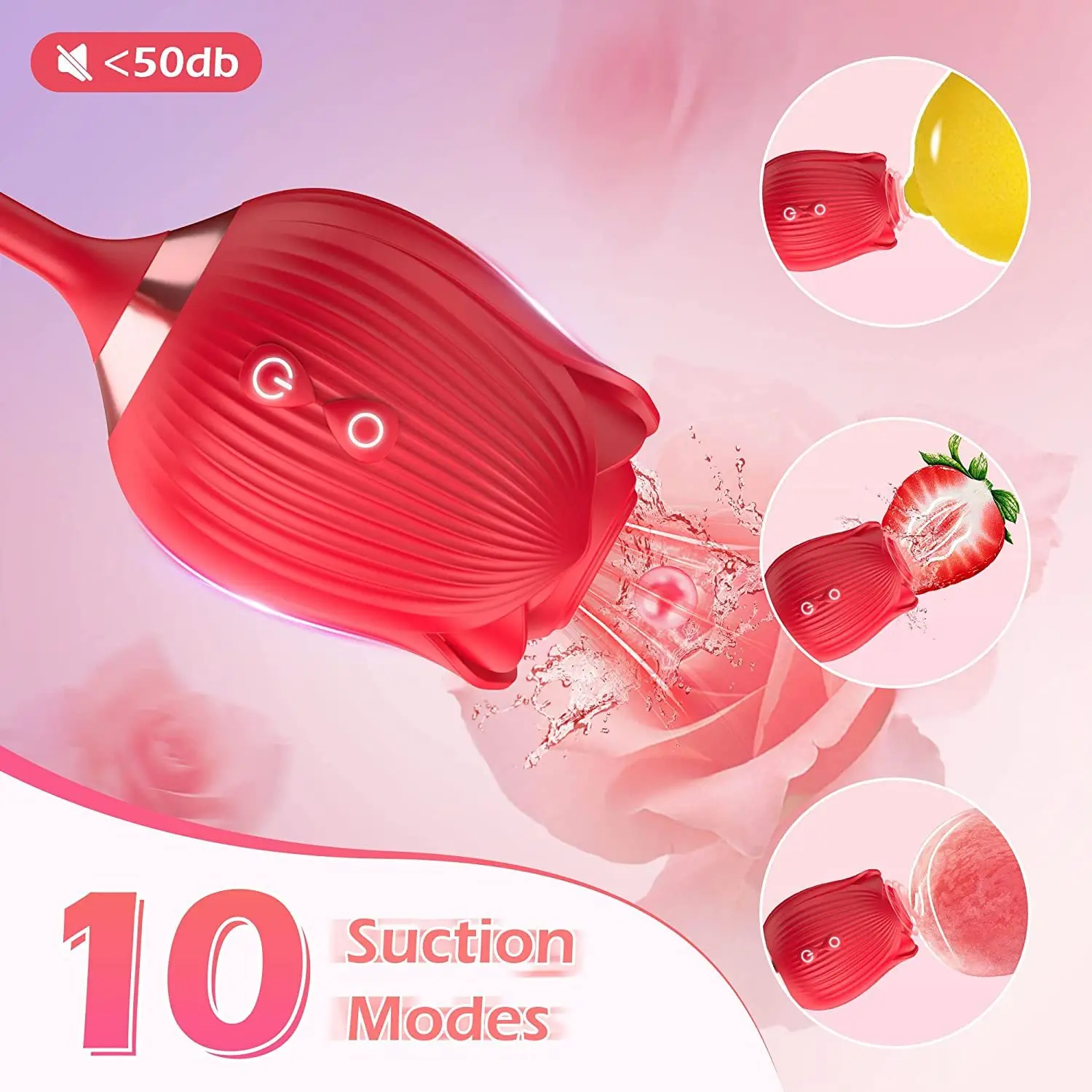 Clitoral Suction Vibrator With Thrusting Egg For Women_voghion.com