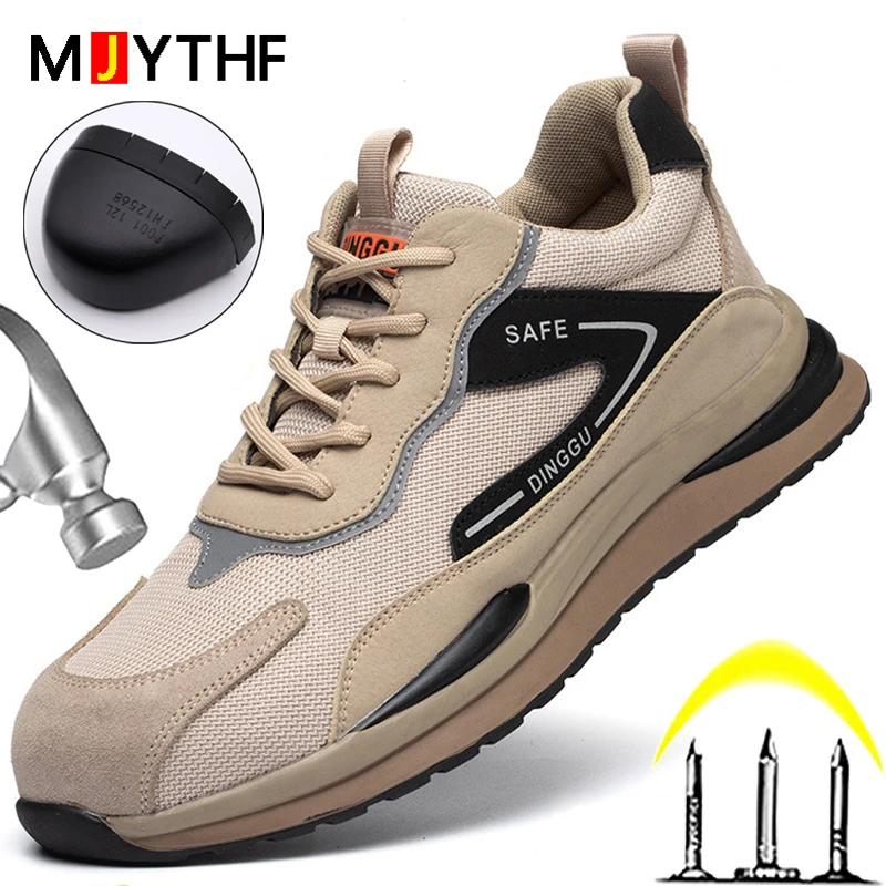 steel cap work sneakers
