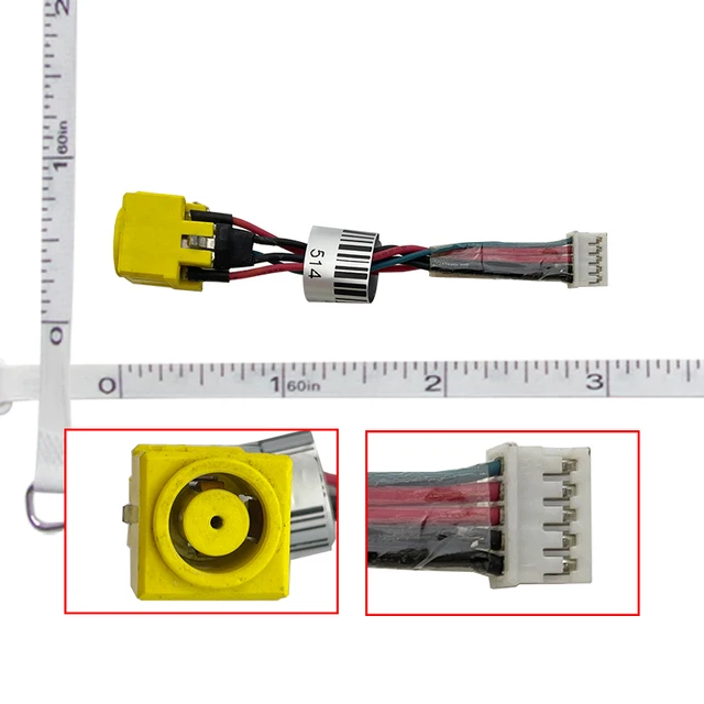 Laptop Dc Power Jack In Cable For Lenovo Thinkpad T440 T440s 04x3863 00ht247 Dc3 - Foto 7