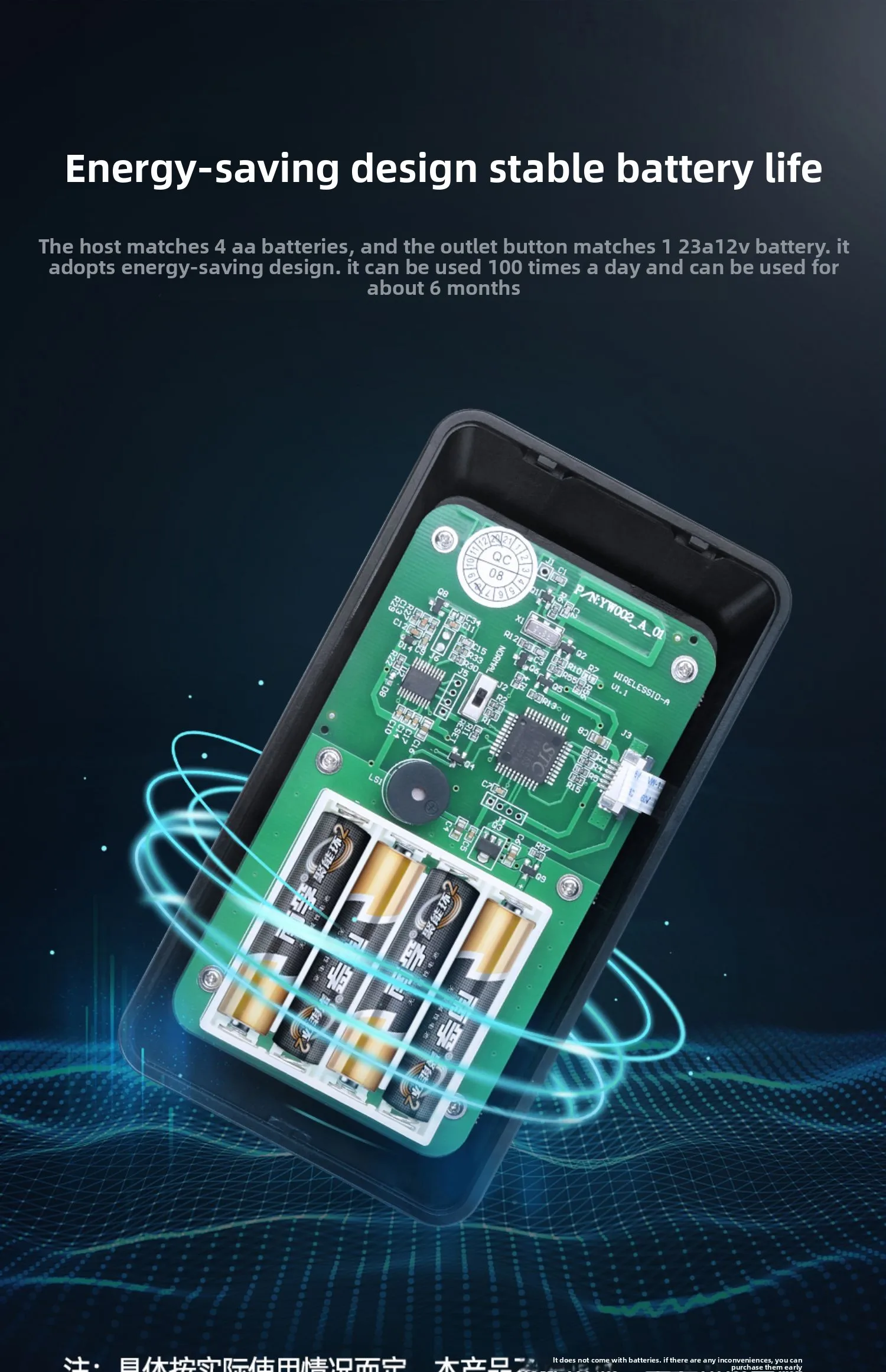 wireless access control system all-in-one machine, wire-free ID card swiping and
