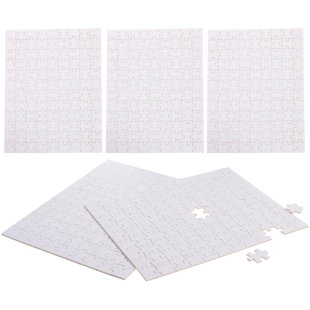 

5 Sheets Sublimation Thermal Transfer Puzzles Wood Blank Puzzles
