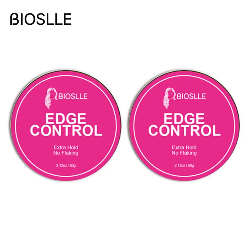 2PCS BIOSLLE 60g 2.12oz No Flaking Long Lasting Pomade Wax Super Strong Hold Hair Edge Control For 4c Black Hair 2pcs 10 15mm circular ndfeb neodymium magnet n35 super cylindrical strong magnet permanent magnet cylinder 10x15mm