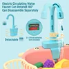 Kids Kitchen Sink Toys Simulation Electric Dishwasher Mini Kitchen Food Pretend Play House Toy Set Children Role Play Girl Toys 2