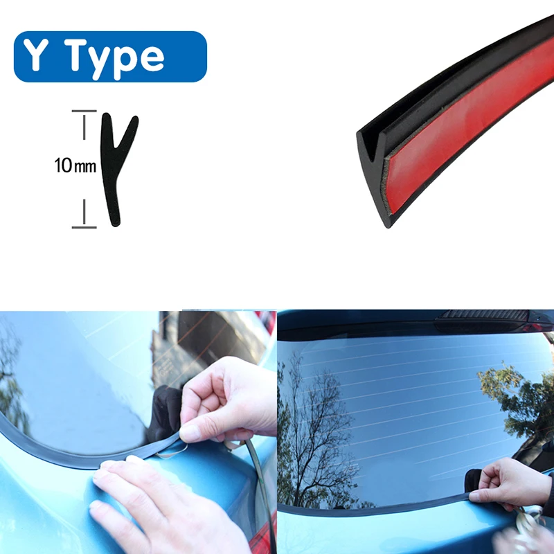 Y type Car Rubber Seal Car Window Sealant Rubber Roof Windshield