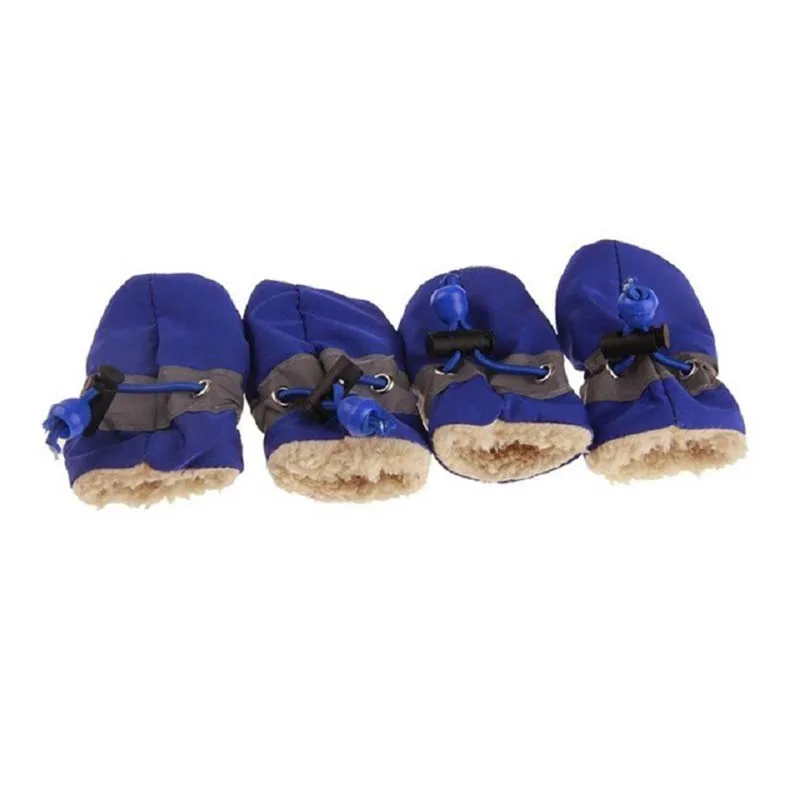 Title 18, 4pcs Antiskid Puppy Shoes Pet Protection Soft-s...