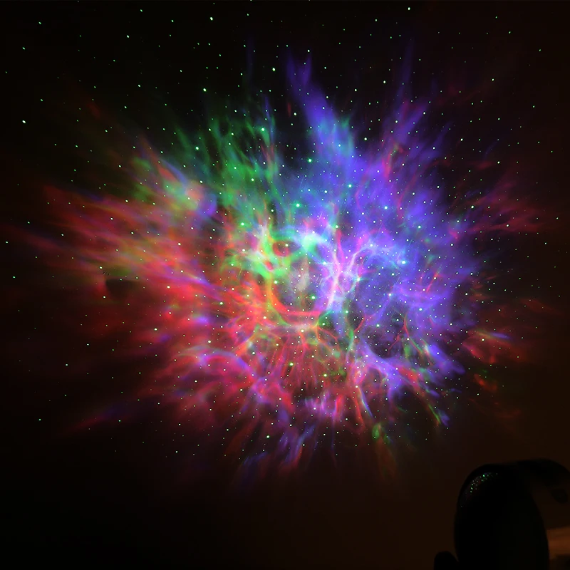 Colorful Life Nebula Projection Lamp Starry Sky Meteors Home Room Decoration Kid\'s Night Light for Bedroom Holiday Gift