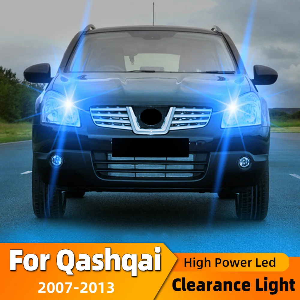 2pcs LED Side Parking Light For Nissan Qashqai J10 Accessories 2007 2008  2009 2010 2011 2012 2013 Clearance Lamp