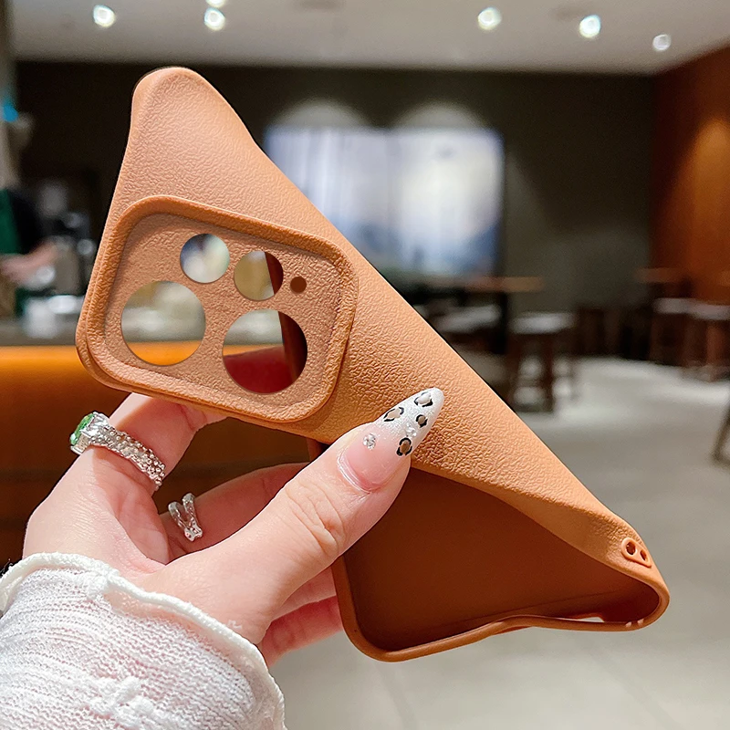 Floral Leather Texture TPU Soft Phone Case