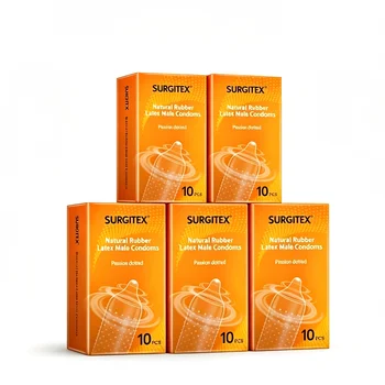 50-Pack Ultra-Thin Textured Condoms for Men: Indulge in Unrestricted Pleasure 1