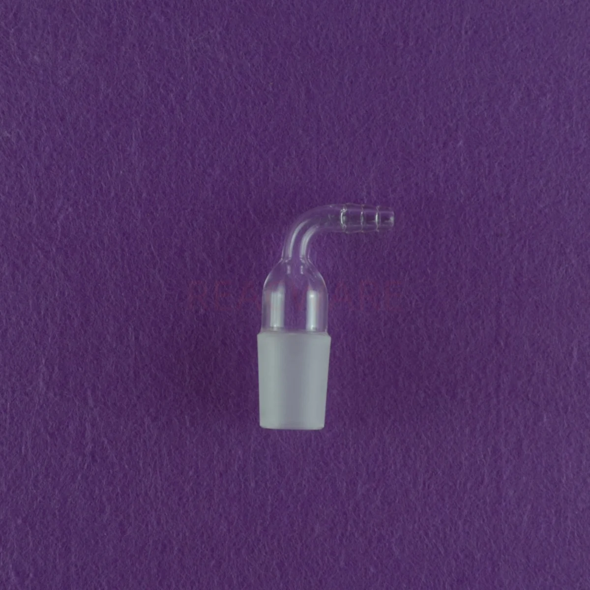 Lab Glass Vacuum/inert gas adapter with joint 24/29 90 bent