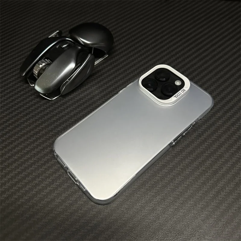 Laser Metallic Aurora Matte Clear Case For iPhone 11 12 13 14 15 Plus Pro Max XR XS X Hard Shockproof Bumper Cover Gift_voghion.com