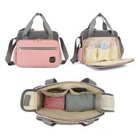 New Style Waterproof Diaper Bag Large Capacity Messenger Travel Bag Multifunctional Maternity Mother Baby Stroller nappy Bags 1