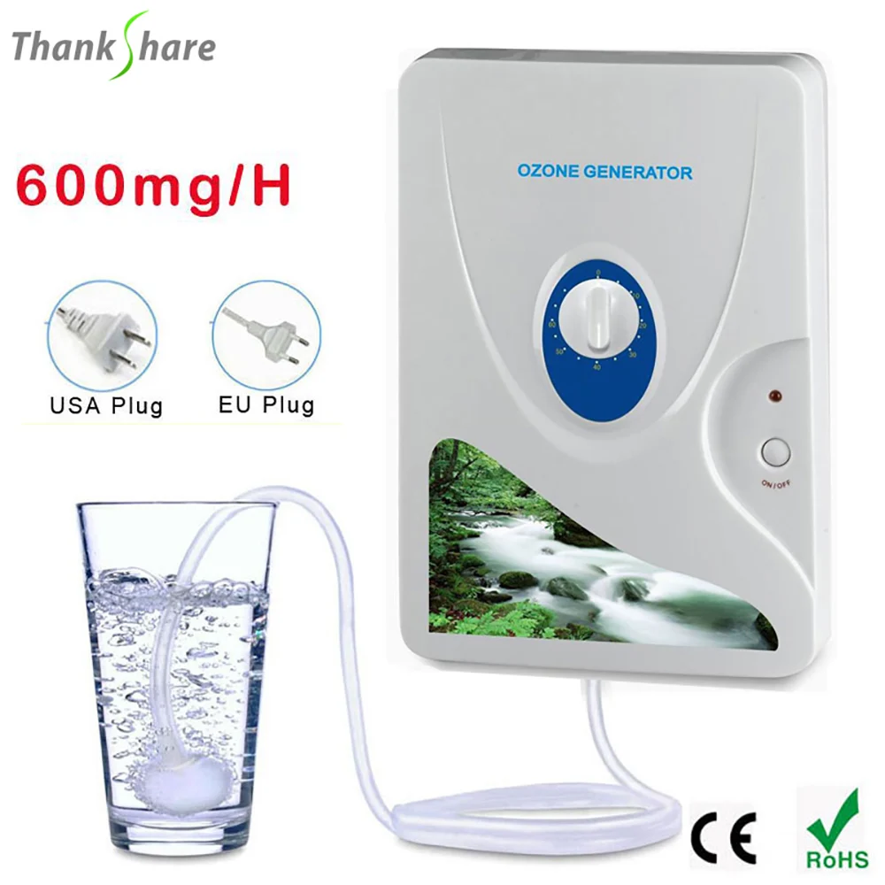 휴대용 활성 오존 발생기 살균기, 공기 청정기, 과일, 야채, 물, 음식 준비, 오존 발생기 이온화 장치 