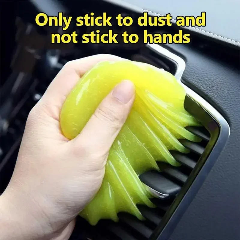 Car Cleaning Gel 1 Pcs Automobile Air Vent Dust Removal Putty Laptop Keyboard Cleaner Slime Magic Mud for Cars