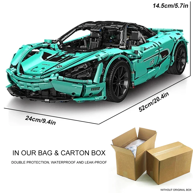 MOULD KING 13167 1:8 High-Tech Power Champions 720S Racing