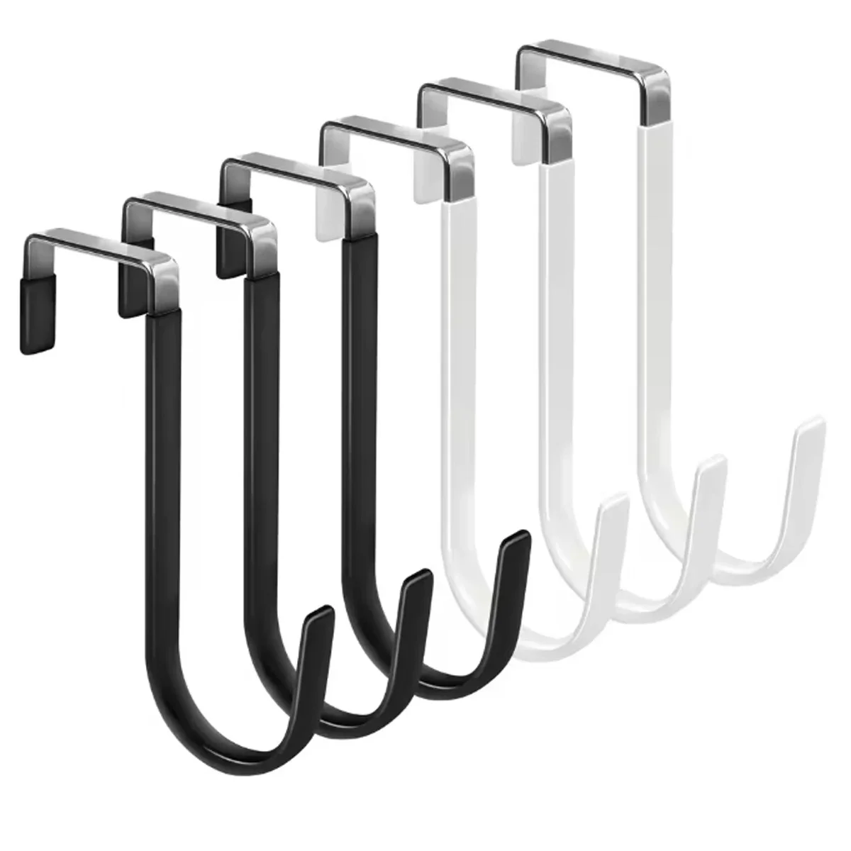 Door Hangers Hooks with Rubber for Living Room, Bathroom, Bedroom, Kitchen