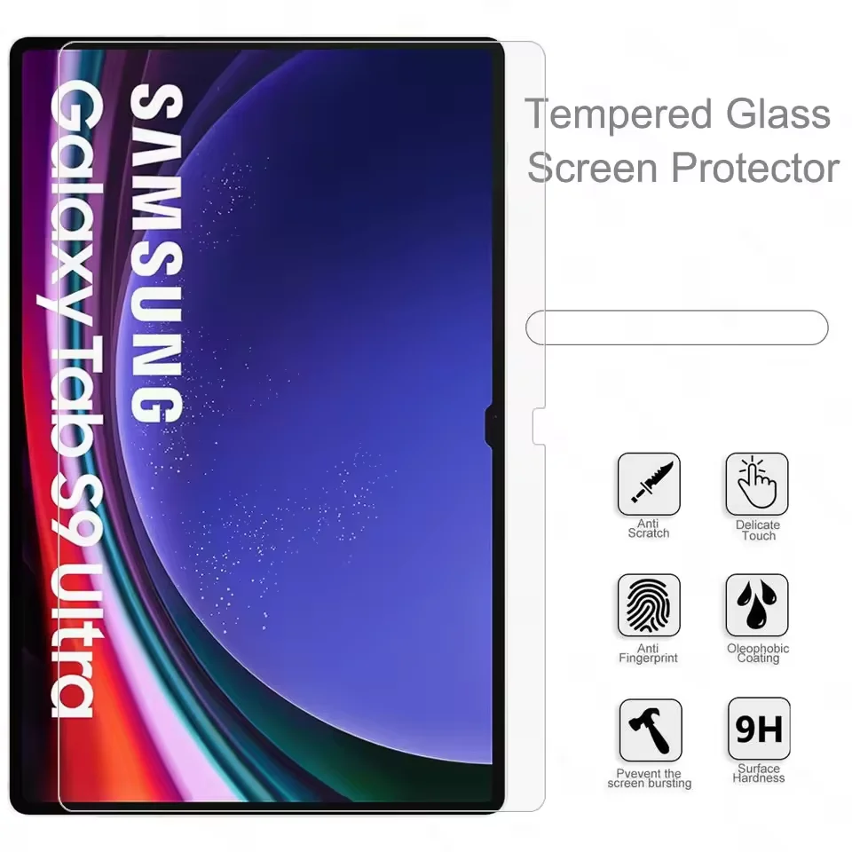 Premium Tempered Glass Screen Protector Set for 14.6 Inch Tablets - 2 Pack