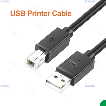 Cavo stampante USB 2.0 5m 3m 2m 1m 8m per HP Canon Brother Epson Dell Samsung Stampante USB tipo A a B Cavo scanner macchina fax