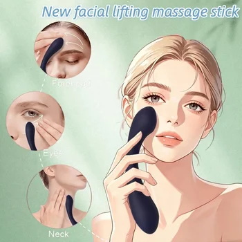 Masseur facial en silicone à commande manuelle, multifonctionnel, idéal pour les salons de beauté, produit d'entraînement musculaire pour le lifting du visage.