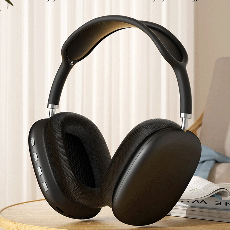 

Bluetooth Headsets Foldable Wireless Headphones Stereo Bass Earphone With Mic Mp3 Player Support TF Card AUX Line PC Headsets
