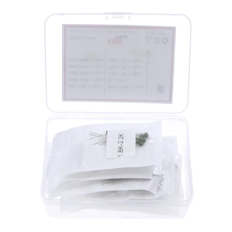 10Value 50 ohm-2.2K MZ5 PTC Positive Temperature Thermistor Resistor Assorted kit set 100Pcs