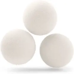 Premium Wool Dryer Balls - Natural Fabric Softener Alternative (3PCS)